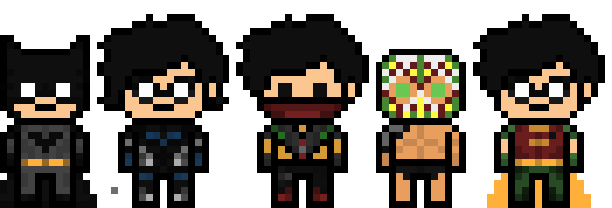 [fec244] danganronpa pixel sprite base