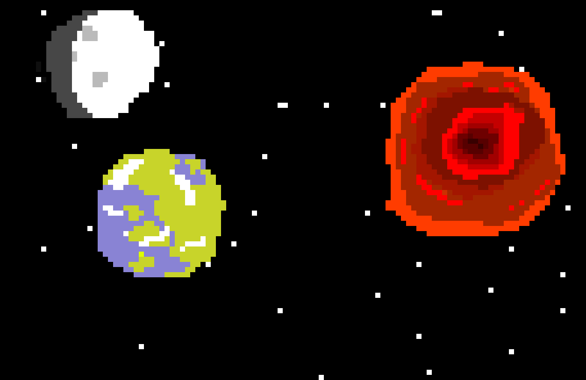 [19a4b4] sun earth and moon