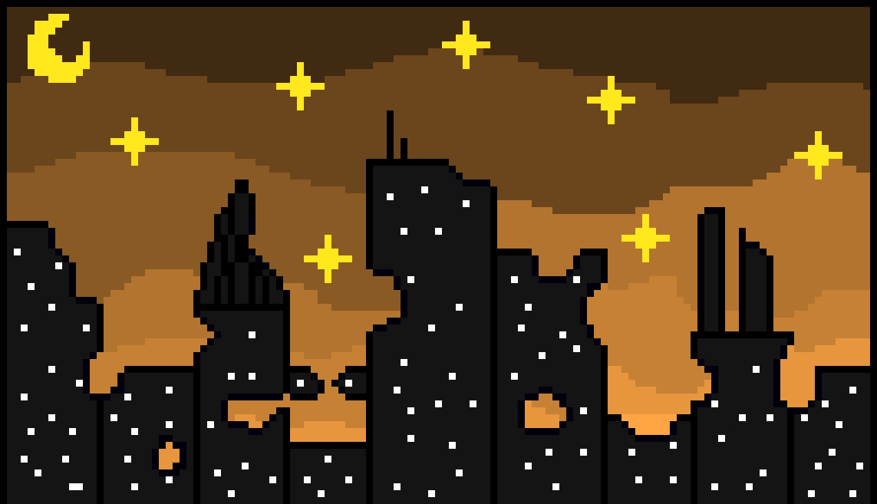 [9664c4] Starry Night Sky (City After)