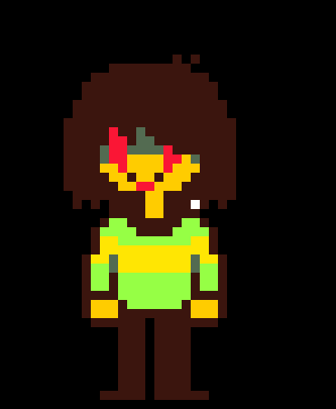 [6766e5] kris if he was more like chara-smirky