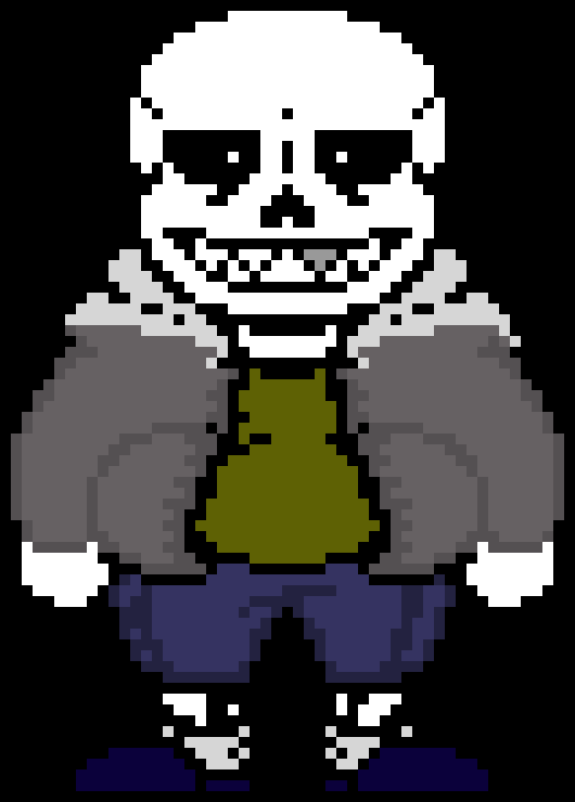[662517] Then again, maybe i shouldnt because people are gonna get mad at me for turning a sans into a human