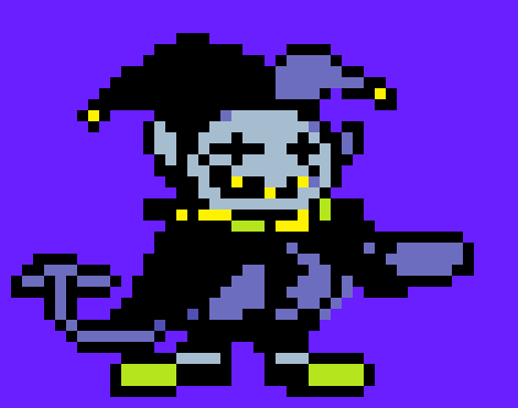 [970cdd] Jevil-*Is bout to ruin Regrets life but then stop*Wait who are you all?