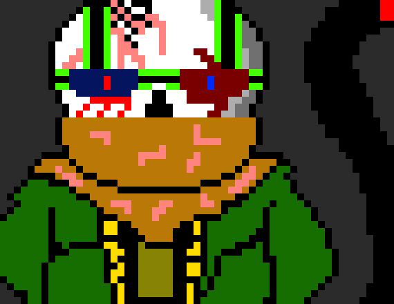 [7398c2] *Comes up behind robot at and hits 54 Hp attack out of him*