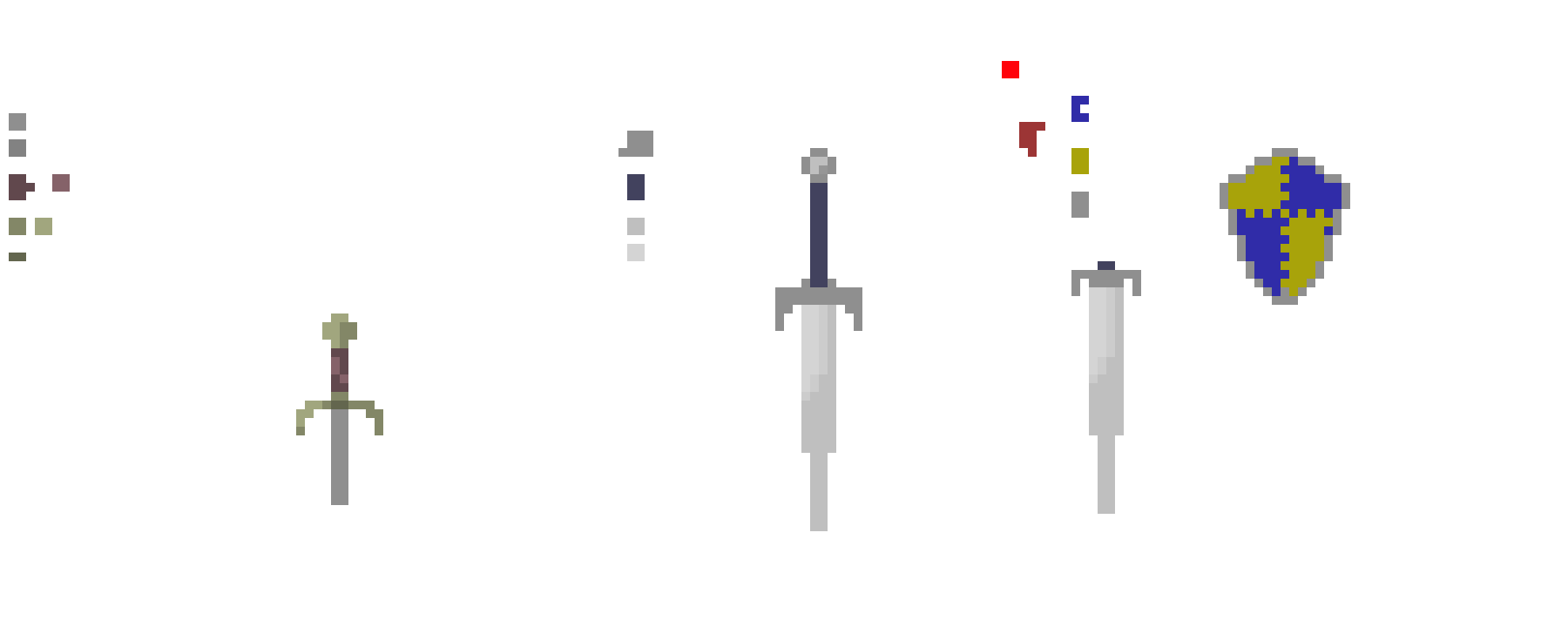 [d1a2e5] parry dagger, sword, sheild