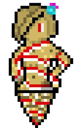 [be82ba] (Rare came out of the ground, and looked into the eyes of the statue) Tres bon, dear friend.