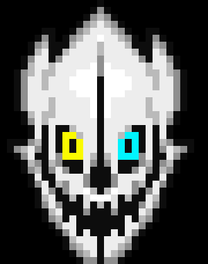 [669d60] Underswap papyrus' gaster blaster 