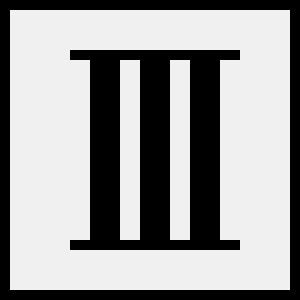 [d105ac] Roman Numeral 3