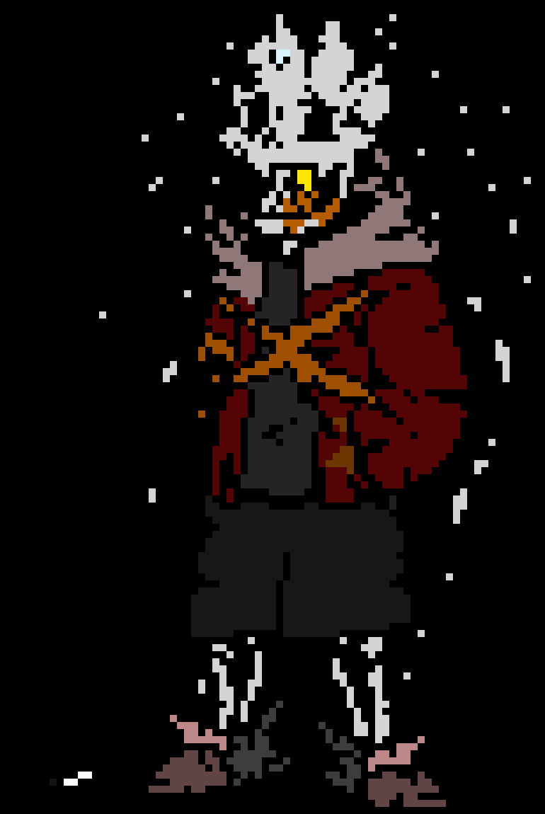 [43520c] this is like "why?" sans but its papyrus, if ya dont know what "why?" sans is, https://www.youtube.com/watch?v=FIC1OibAIlY&list=RDFIC1OibAIlY&index=1  - ink