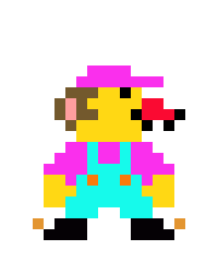 [447404] Waluigi PixelArt