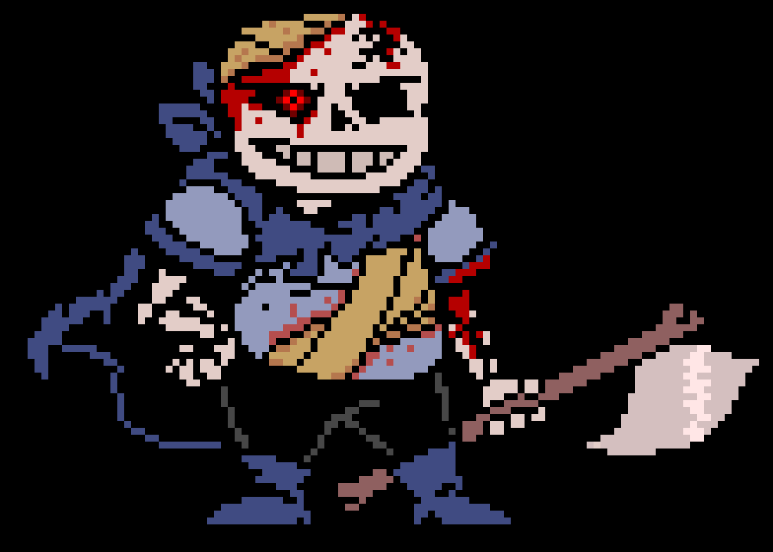 [c4081a] *Sees Smario wake up and jumps back, and throws his axe at him* GAHH!