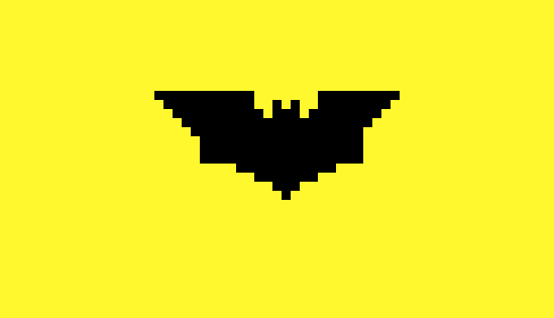 [9664c4] Batman Pixel Art
