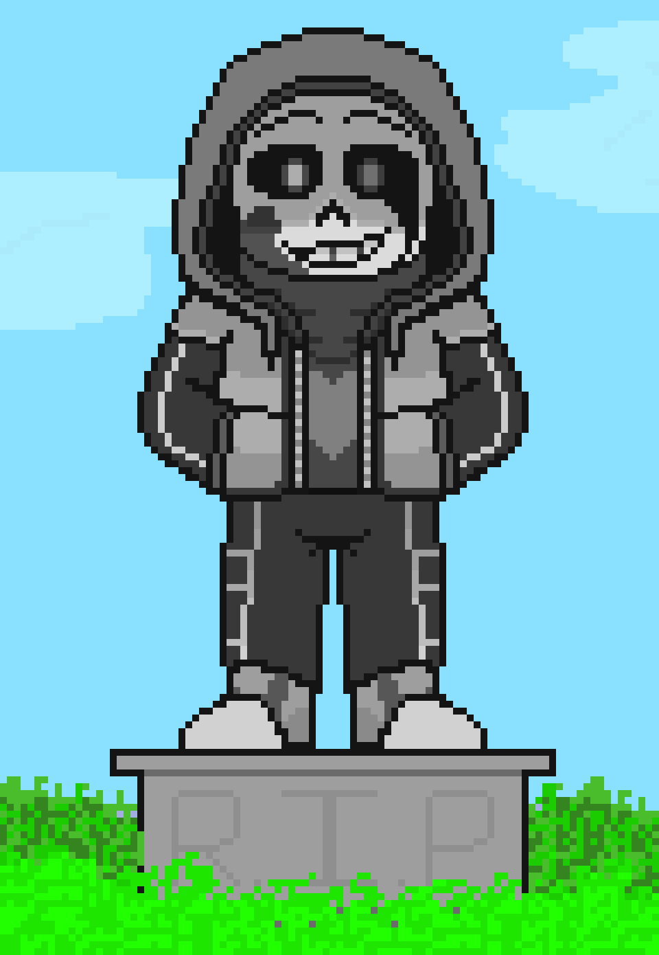 [752b4c] "Booooooooy you would not believe the day I had today! I met this weird guy with a giant lollipop on his head and a bunch of sprinkles like freckles, but he was a skele like me! He was really nice, and gave me some amazing cake. I packed some so that I could give it to you when I got back, hopefully! Sorry if I called when you were busy, I just wanted to say hi. My portals aren`t quite working right so I can`t come back at the moment, but I want you to know that I will! I promise I will. Anyways I gotta go! But I love you and I hope you have a great night or day, whenever it us back in PAM. I miss your soft hugs."