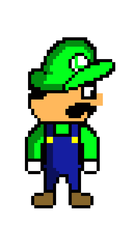 [fc6325] didnt even say i would enter the contest but i did so here is my luigi now i can only do this round so do another one tomorrow please - Smario
