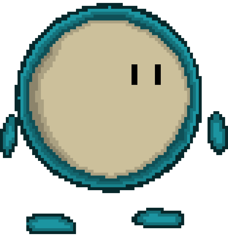 [b050b6] Circle Robo Guy (walking?)