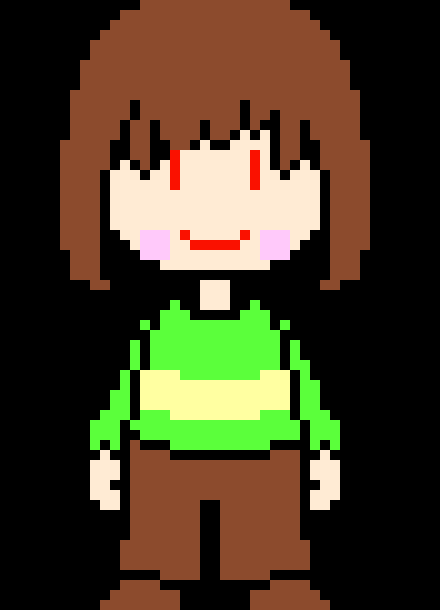 [401102] *cmon sans GIVE ME A BAD TIME *sashes at sans and tryes to slash him*-CHARA=)