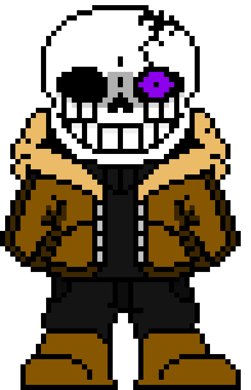 [be2951] dark sans-(dark sans stabs nightmare and gets hurt)