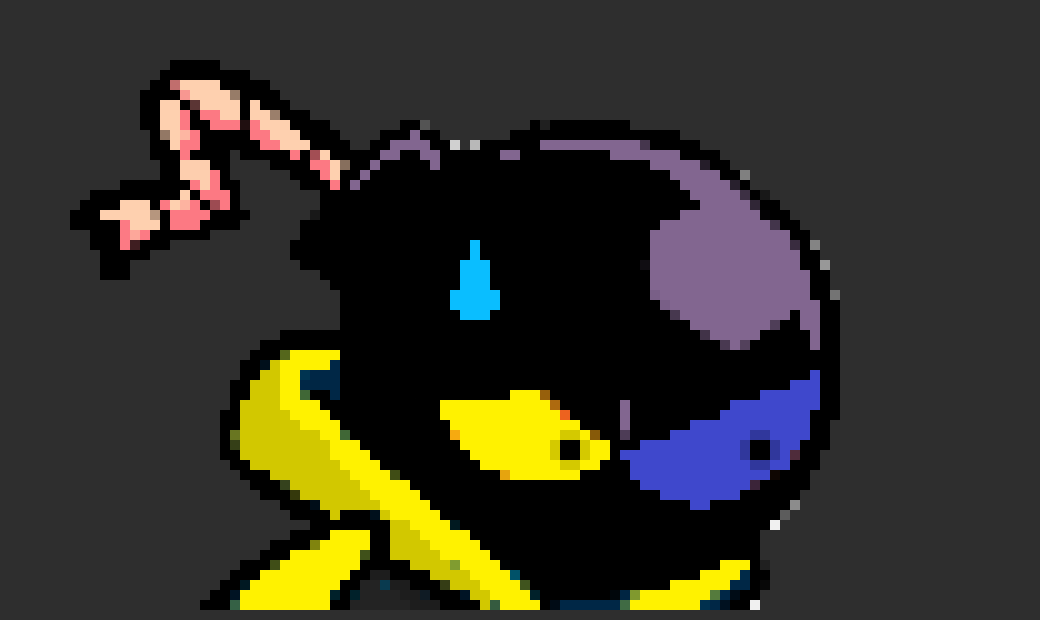 [812b32] *realizes somebody's on my back* huh? Who are you!? - Molt!