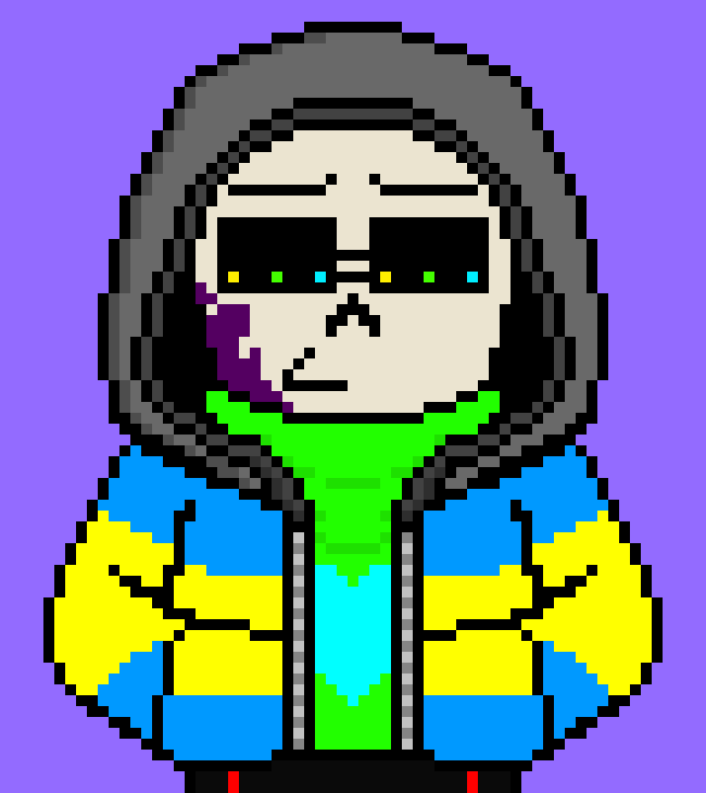 [752b4c] I mean....I saw a purple guy guarding the place...If  that helps...