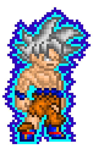 [f455be] Goku transforms into mastered ultra instinct