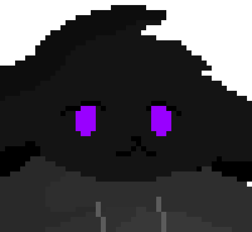 [a34ade] "Yawn, im tired. that guy was boring, died in one hit, technically" [They float next to finx as they slowly fade away into their body]