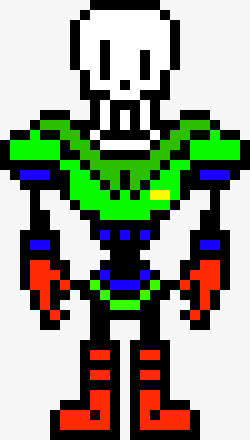 [4185a4] Wild!Papyrus overworld sprite