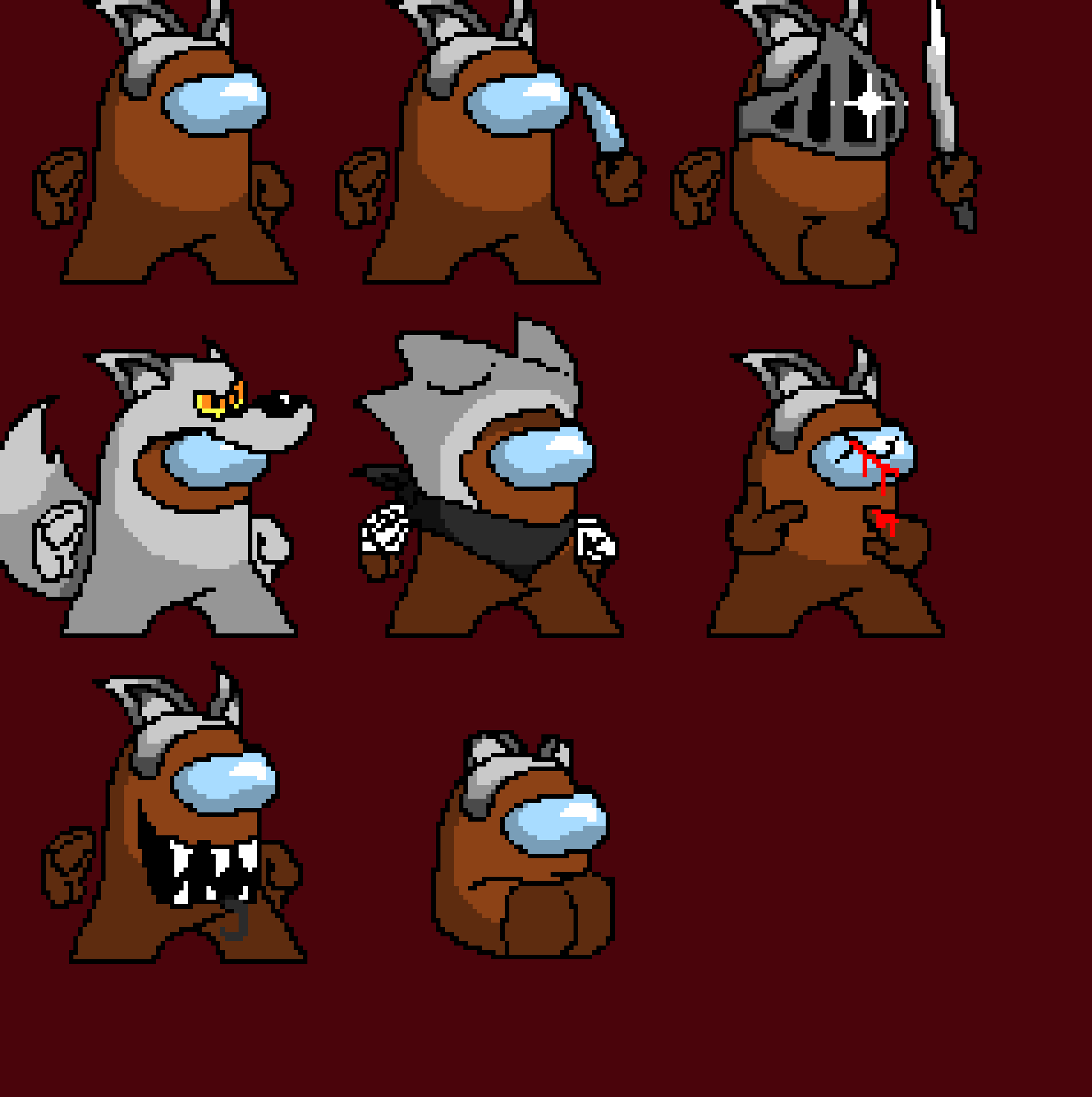 [8ce596] hey addam look at someone made a sprite of my character*-wolf god (used to be gray imposter)