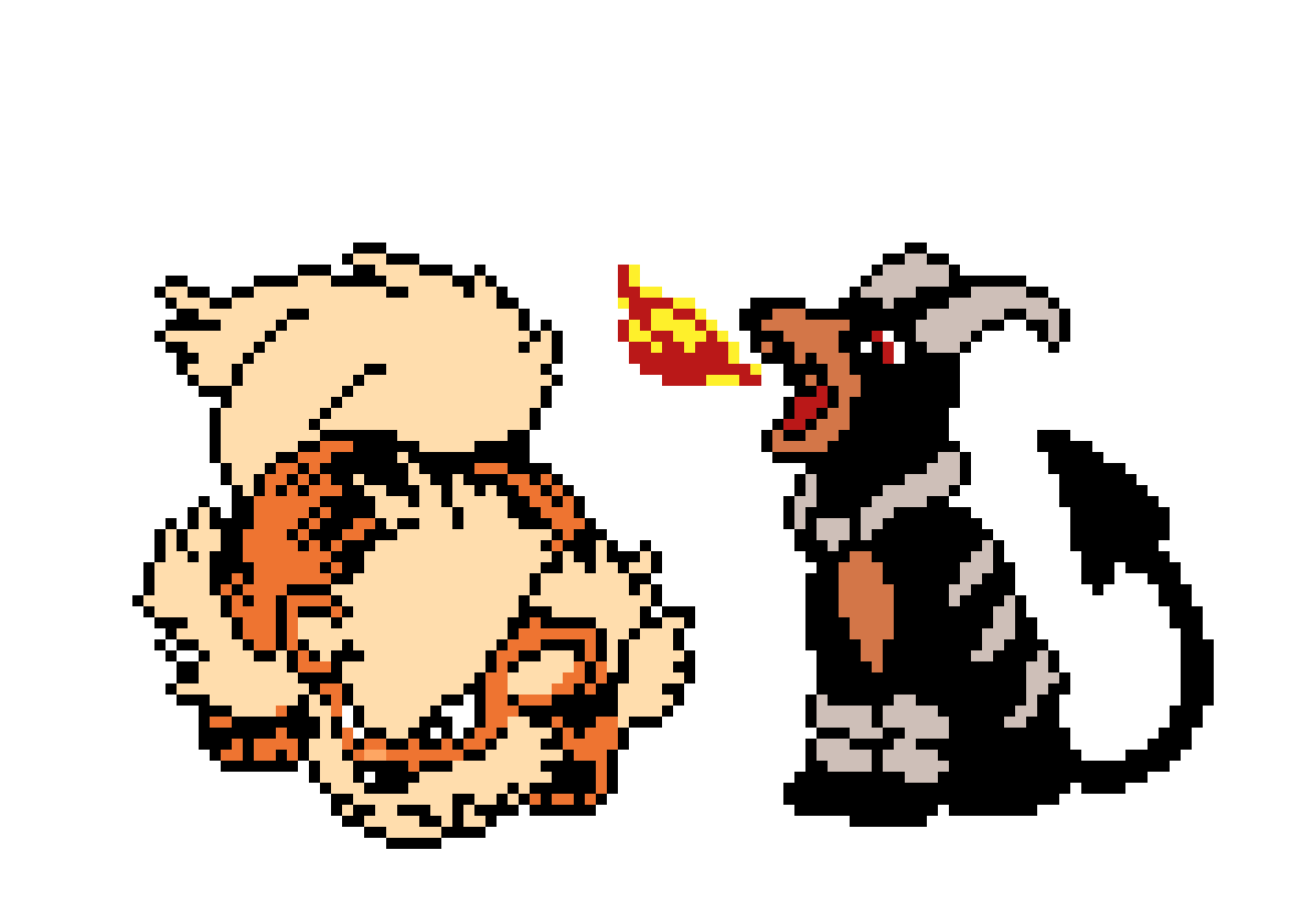 [e9e671] Archanine & Houndoom