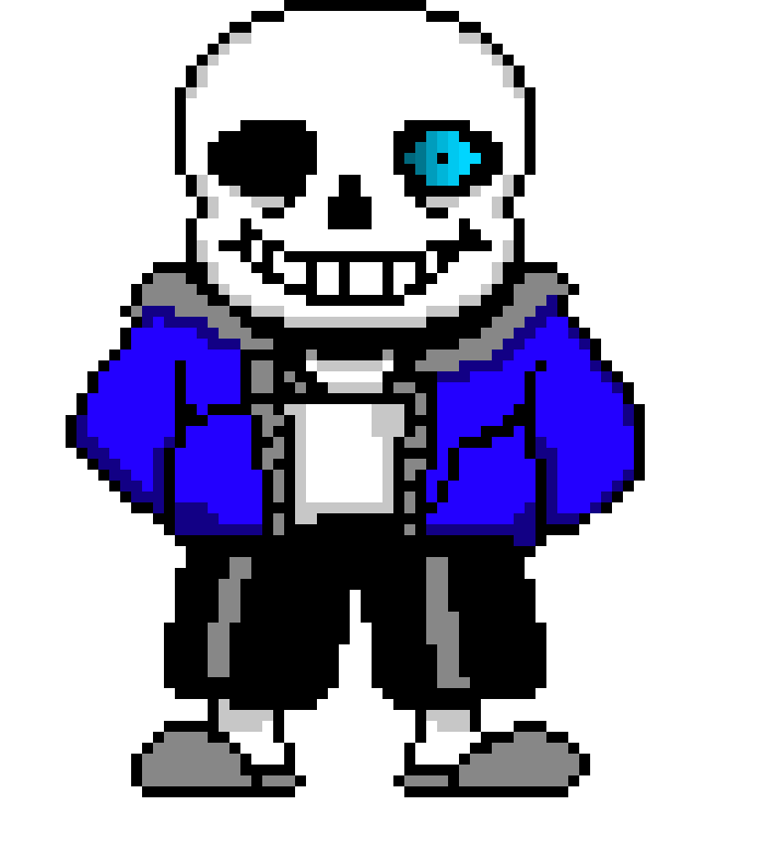 [aa6974] Sans glowing correct eye - sprite by matt