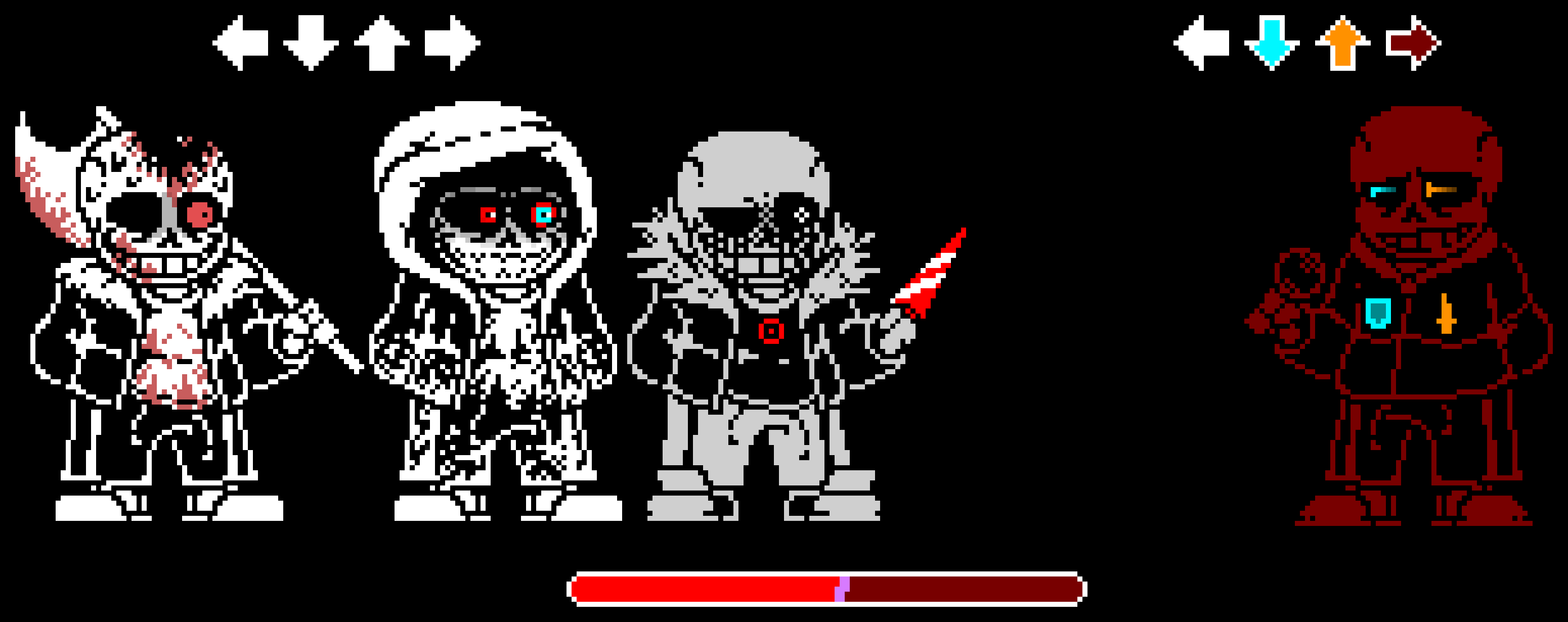 [6a0e61] FNF!Murder Time Trio v.s FNF!(No AU) Sans