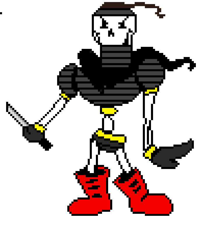 [9664c4] Ninjatale NINJA Papyrus sprite