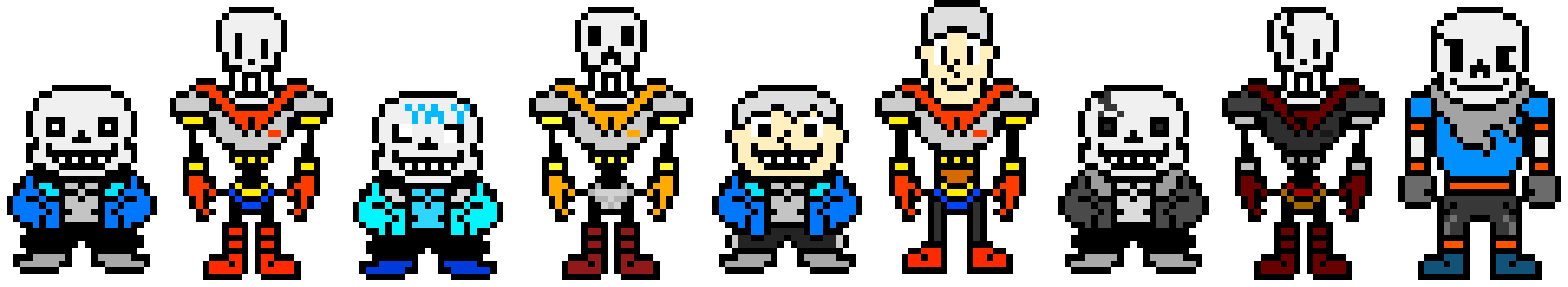 [9664c4] Sans and Papyrus - Not very well-known AUs