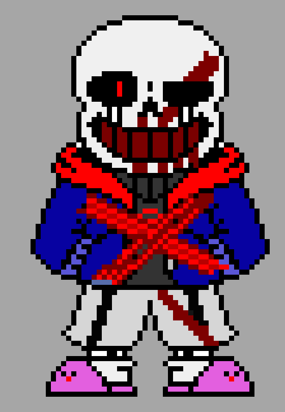 [f480e4] undertale first genocide sans