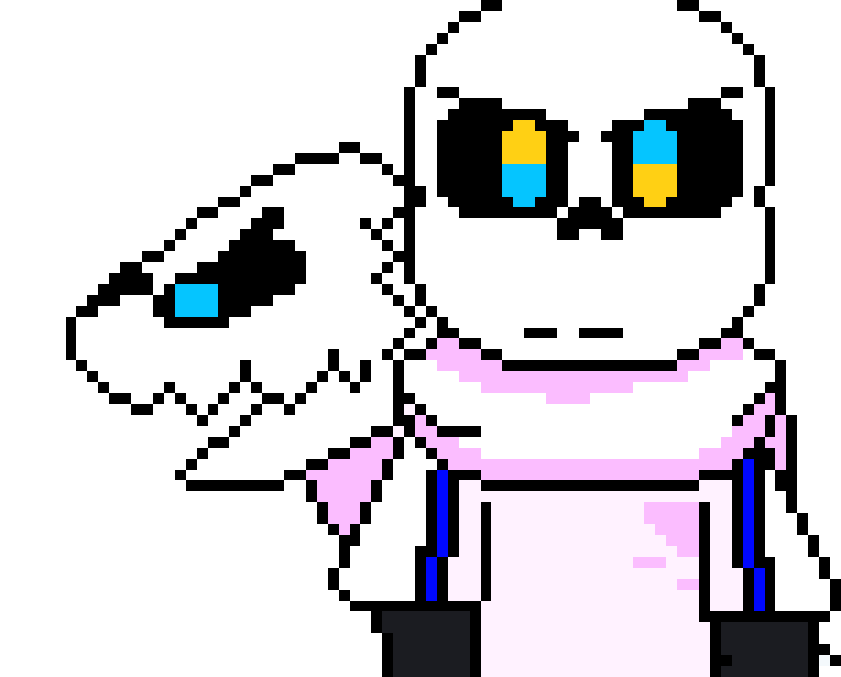 [b9de0d] dont say that. that is a cuss word. - (royal guard) SWAP! sans