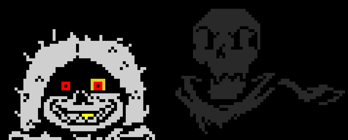 [71ea35] Do u guys like this? Becasue i ahve been seeing people make papyrus more in the back ground so i decided to do this.