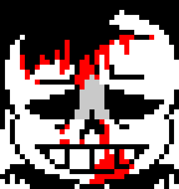 [7ce906] *(Then he just... goes into the ground.) -Demented Sans