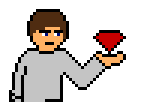 [d959ff] uhhh so I found this on the ground.. some red emerald..