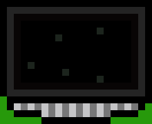 [91af07] -a table with weels rolls out of the shadows.. with a Bot placed on it-