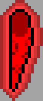 [95be89] -The glow of the knife is brighter than normal-