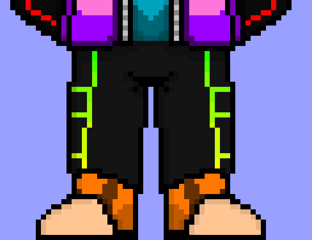 [752b4c] *A figure appeared behind Chris, looking at their drawing over their shoulder*