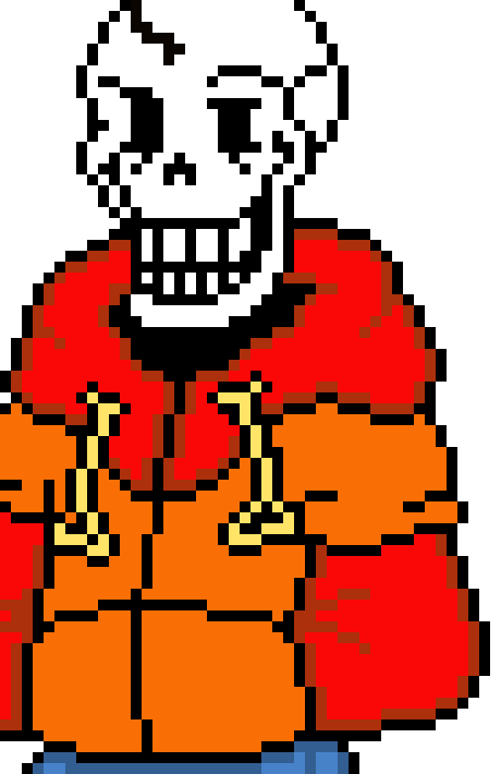 [8422f3] TS! UnderSwap Papyrus Battle Sprite.