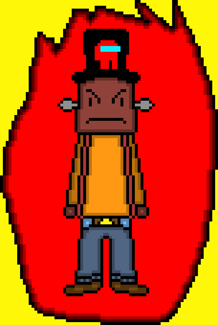 [8597b0] fuck you sprite remade (HOLY SHIT THIS TOOK SO LONG TO SHADE IN AAAAAAAAAAAAAAAAAAHHH) -brombn