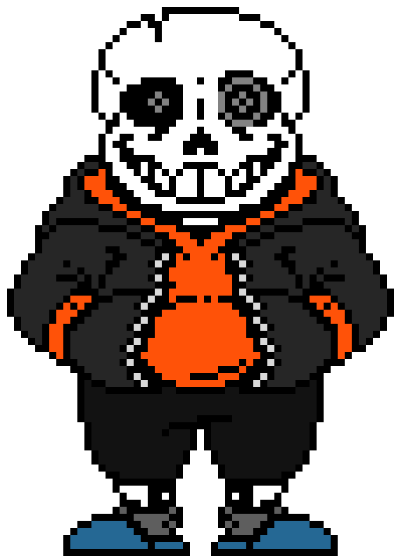 [63ceb7] Undertale Unhinged Sans | (I used him, and Terrie's, own version as a ref, for the other faces)