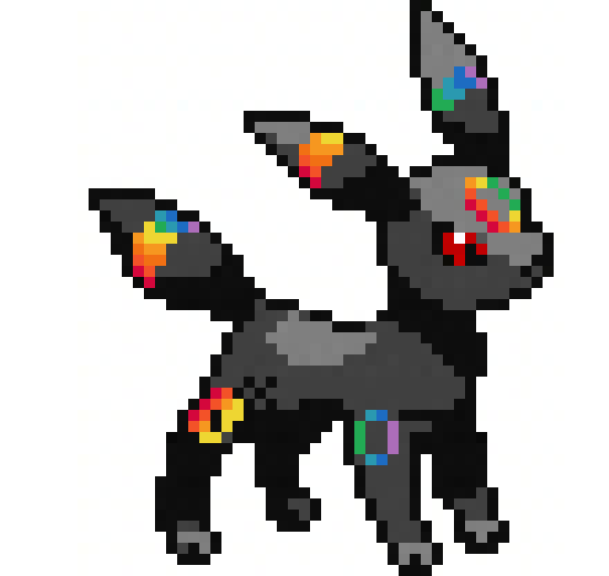 [6d55e7] rainbow umbreon 