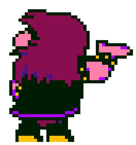 [4076f0] your the weird quiet kid!  -susie (darkworld outfit) (Cleetus