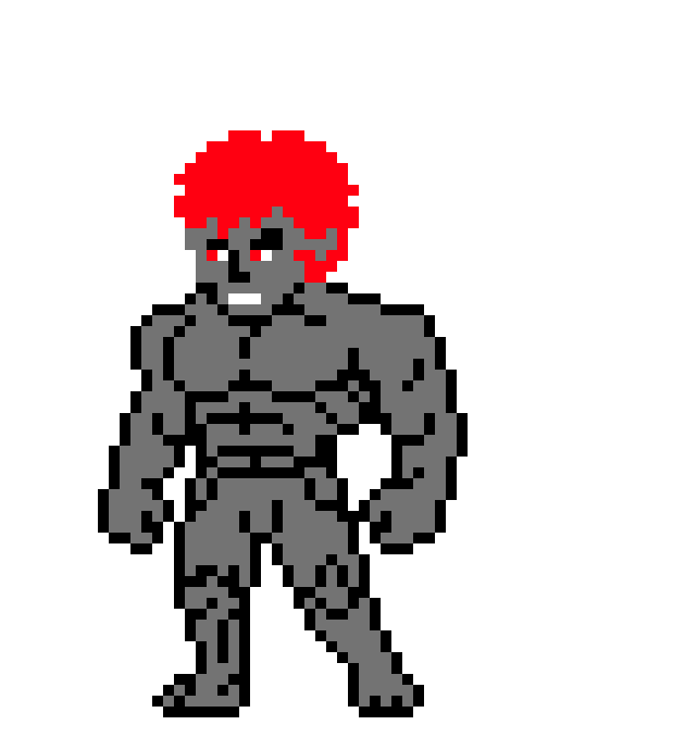 [e37665] Hulk Pixel Art