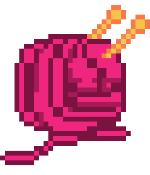 [f922a6] 8-bit knitting