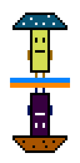 [5101cd] I am a magic mushroom. i will appear near your feat whenever you walk on dirt-like substances. -Liam/Mail