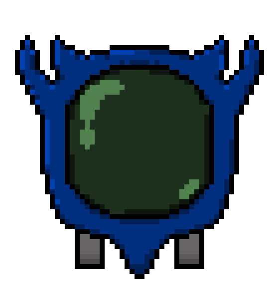 [5b2f3e] -the hunk of machinery sits on the ground, in a forest-