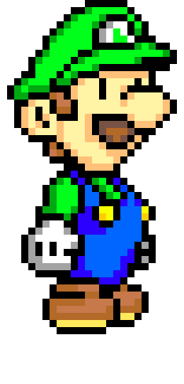 [9fa88c] *Wants 1-up mushroom and super mushroom, and maybe a fire flower* - luigi