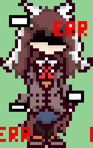 [95be89] -She suddenly appeared in front of Goopi, taking the hit of the goop that`s on fire-